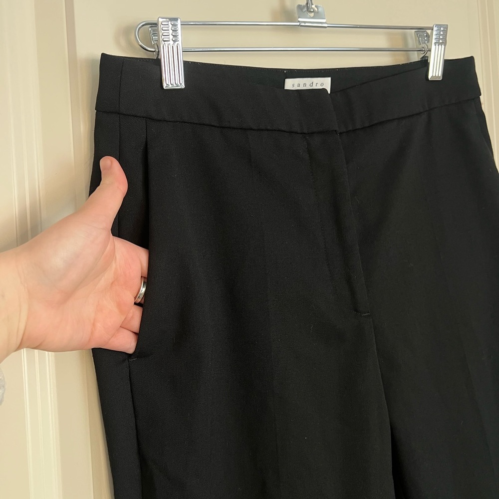 Sandro Wool Blend Dress Pants Size 36 (US 4) - Picture 6 of 9